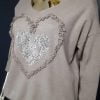 Sweter w serce cekiny - obrazek 3