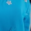 Bluza dzianinowa niebieska - obrazek 3