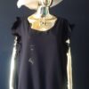 Bluzka damska Czarna MADE IN ITALY - obrazek 2