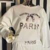 Komplet dresowy damski  PARIS Ecrue - obrazek 2