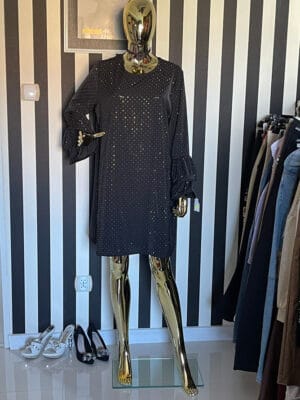 Sukienka czarna blink blink rozmiar Uniwersalny