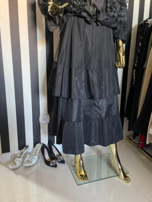 Spódnica damska Tafta czarna rozmiar Uniwersalny