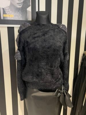 Sweterek Alpaka czarny rozmiar Uniwersalny