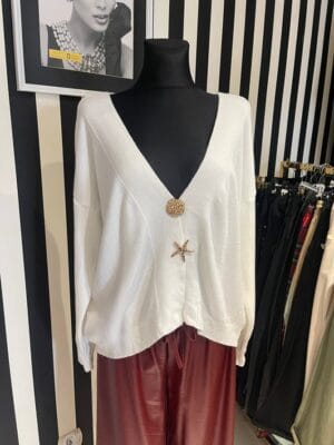 Sweterek biały rozmiar Uniwersalny