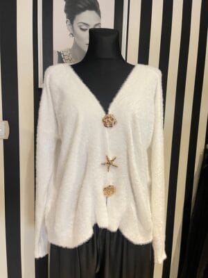 Sweterek biały alpaka rozmiar Uniwersalny