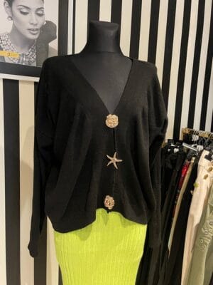 Sweterek czarny rozmiar Uniwersalny