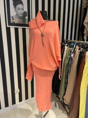 Komplet kaszmirowy 3-częściowy Morela rozmiar Uniwersalny