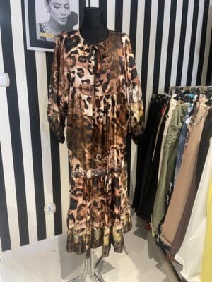 Sukienka długa panterka rozmiar Uniwersalny