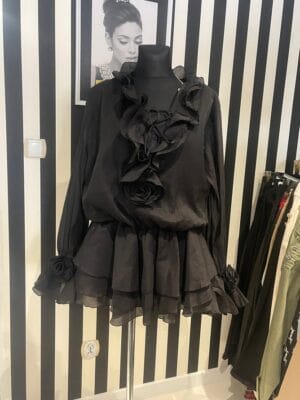 Tuniko sukienka czarna rozmiar Uniwersalny